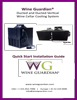 Wine Guardian Ducted System Quick Start Guide